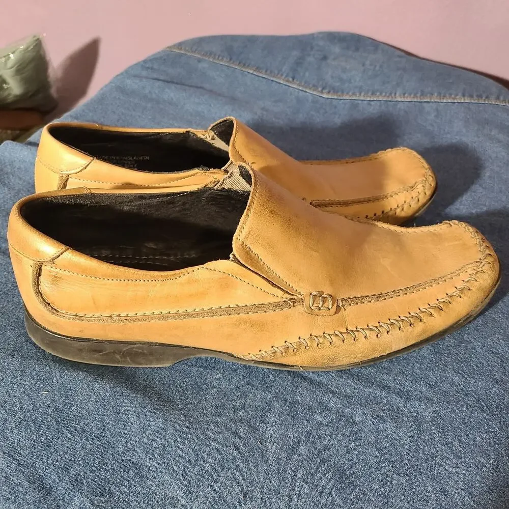 Alfani Sargenti Tan Mens Dress Shoes Loafers‎ Mens 9.5 M Tan